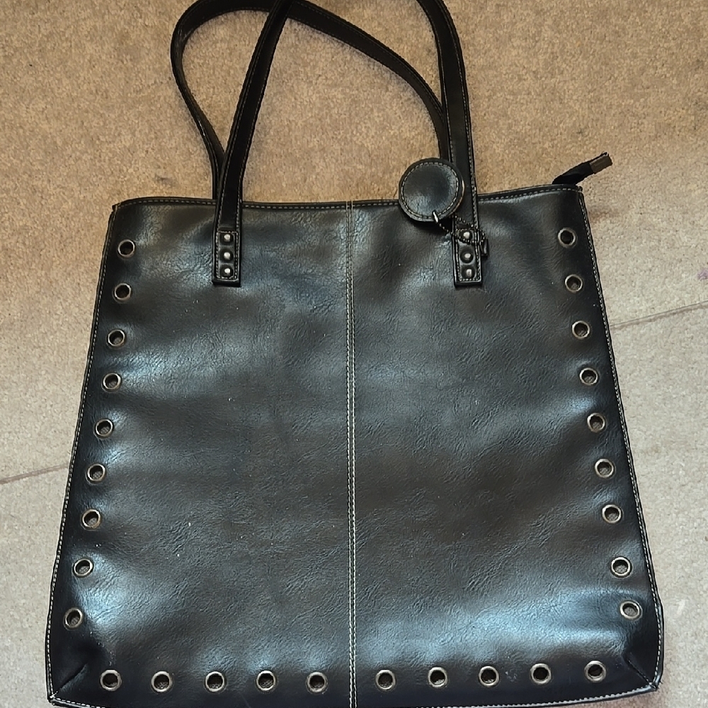 Elegant Black Tote Bag